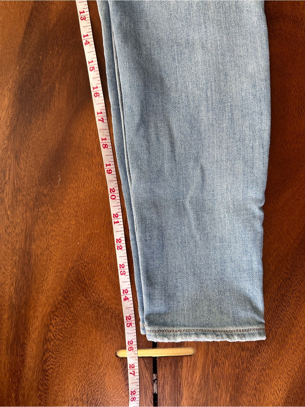American Eagle Super Super Stretch Light Wash Skinny Jeans 0 Short - Picture 7 of 9